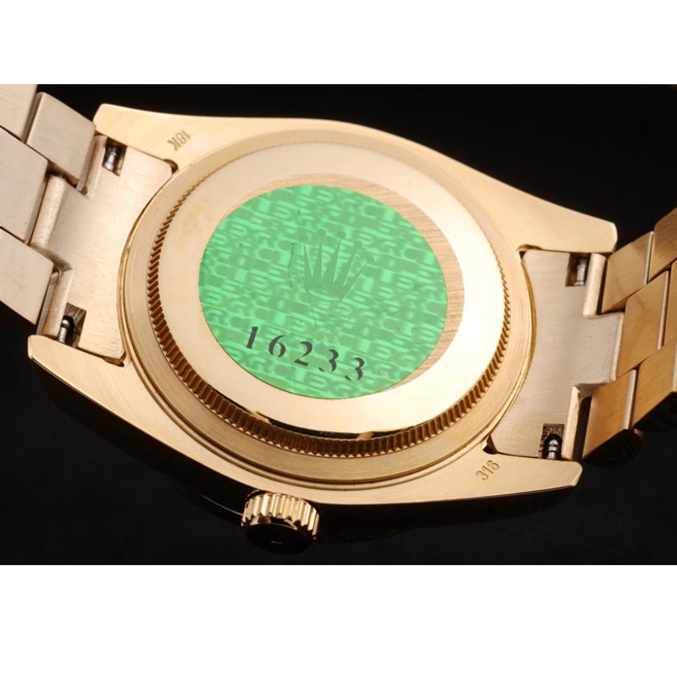 Good Copy Rolex Watches Yellow Gold Rolex Day-Date Plated Gold 18k Steel Dial Stainless 0523
